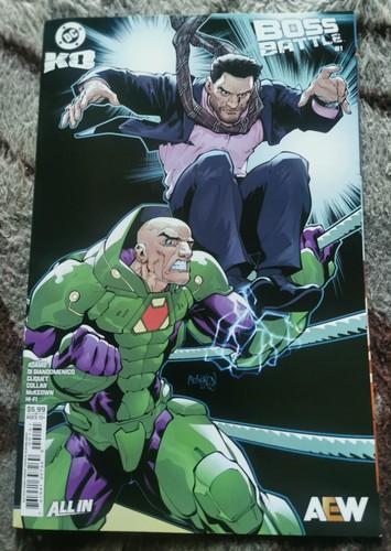 DC KO BOSS BATTLE # 1 NM 2026 AEW LEX LUTHOR VARIANT ! SUPERMAN VS HOMELANDER !