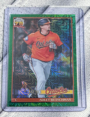 Topps 2026 Series 2 Adley Rutschman 91C2-7 Silver Pack Mojo Green /99