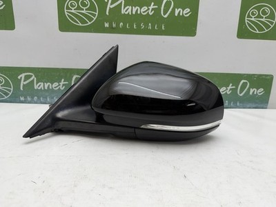 2010-2015 Jaguar XF LEFT DRIVER Side Mirror Black Paint Code : PEC OEM 