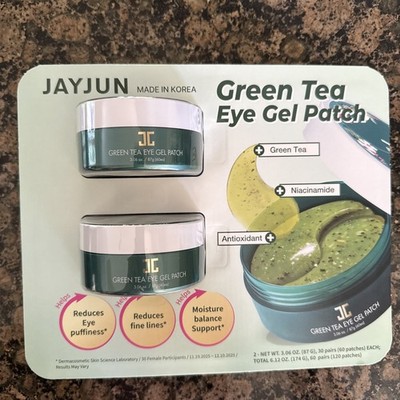 JAYJUN Green Tea Eye Gel Patch 2 - 3.06oz, 30 pairs 60 patches Each