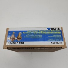 New Watts S1450 F STD 1/2" Dual Controls Regulator and Relief Valve FIP 