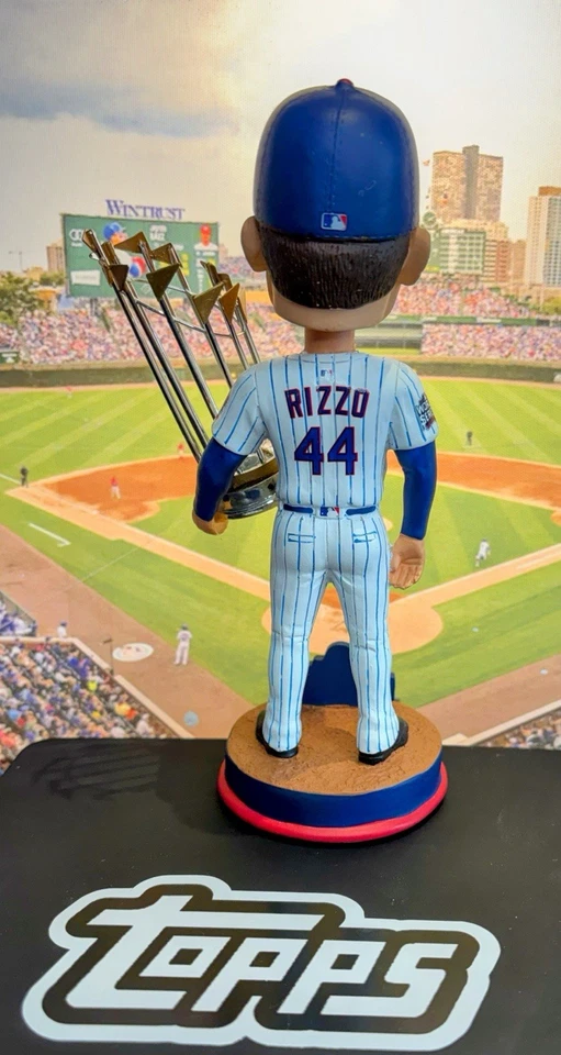 Anthony Rizzo Chicago Cubs 2016 Serie Mundial Bobblehead MLB Foto 4 de 4
