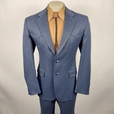 Levis Western Suit Mens 40 Long Jacket 34 32 Pants Vtg Rockabilly Disco Levi's