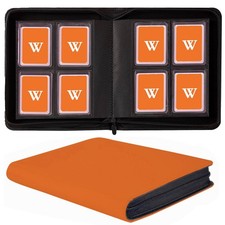 128 Pockets Toploader Binder Holds Top Loaders, 4-Pocket Top Loaders Binder A...