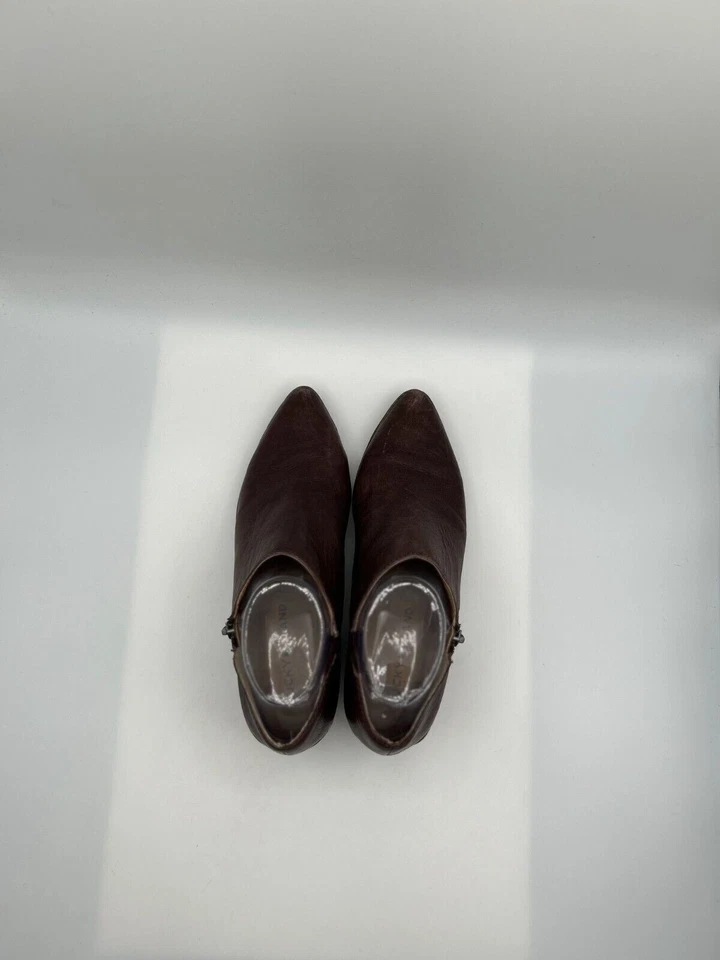 Lucky Brand Kobe's Slip-On Women's Sz 7M Brown Leather Upper Zip Boot - Image 4 of 4