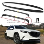4Pcs Roof Rack for 2016-2023 Mazda CX-9 CX9 Side Rails + Cross Bars Black Set