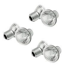 6-Pack UVA UVB Reptile Heat Lamp Bulb, E26/E27 75 Watt Full Spectrum Sun Light L