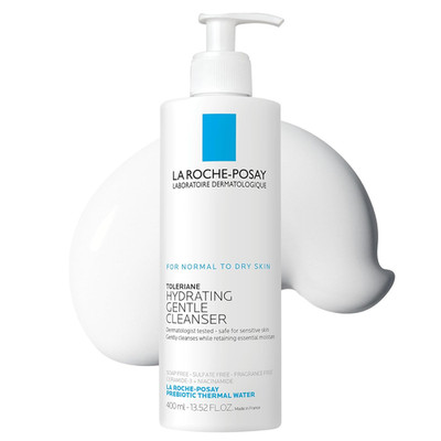 Toleriane Hydrating Gentle Face Cleanser, Hydrating Facial Cleanser with Niacina