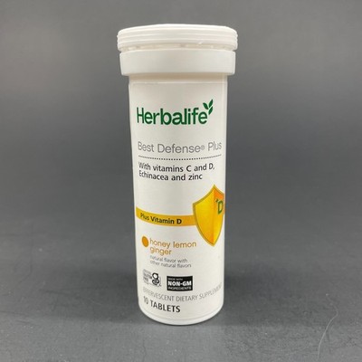 Herbalife Best Defense Plus - Honey Lemon Ginger / Watermelon Lime 10 Tablets