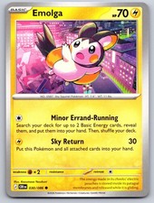 Emolga 030/086 Common Chaos Rising Pokemon Near Mint