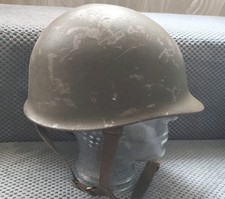 Alter Bundeswehr Stahlhelm Modell 1A1 modifiziert mit Innenfutter Original !!!
