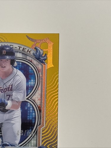 Max Clark 2024 Bowman Sterling Sterling Tek Gold /50 #ST-8 KG - Picture 6 of 7