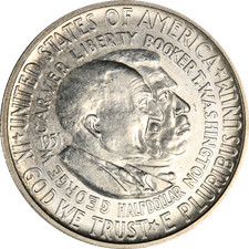 1951-D Washington-Carver Commem Half Dollar