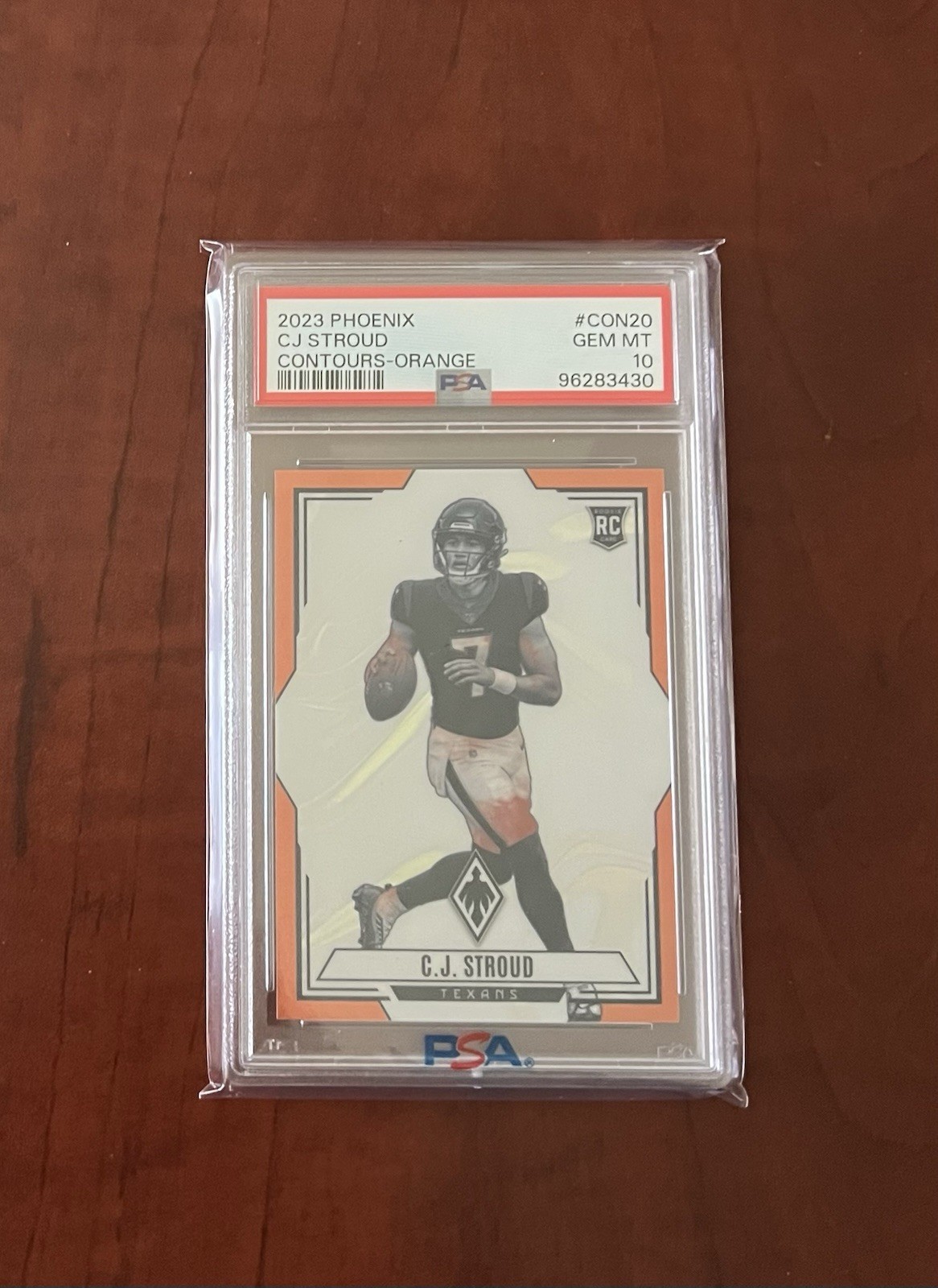 2023 Panini Phoenix - Contours C.J. Stroud #CON-20 Orange /99 (RC)