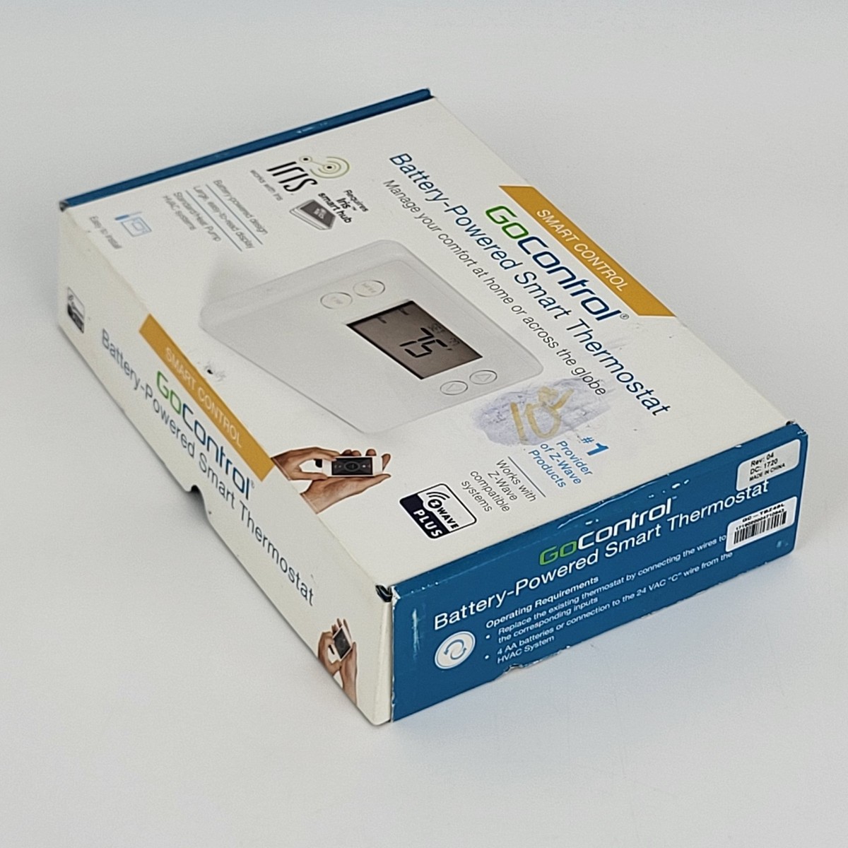 タマホーム　エコキュート　リモコンセット 1074 GoControl - GC-TBZ48L - Battery-Powered Thermostat Smart Control