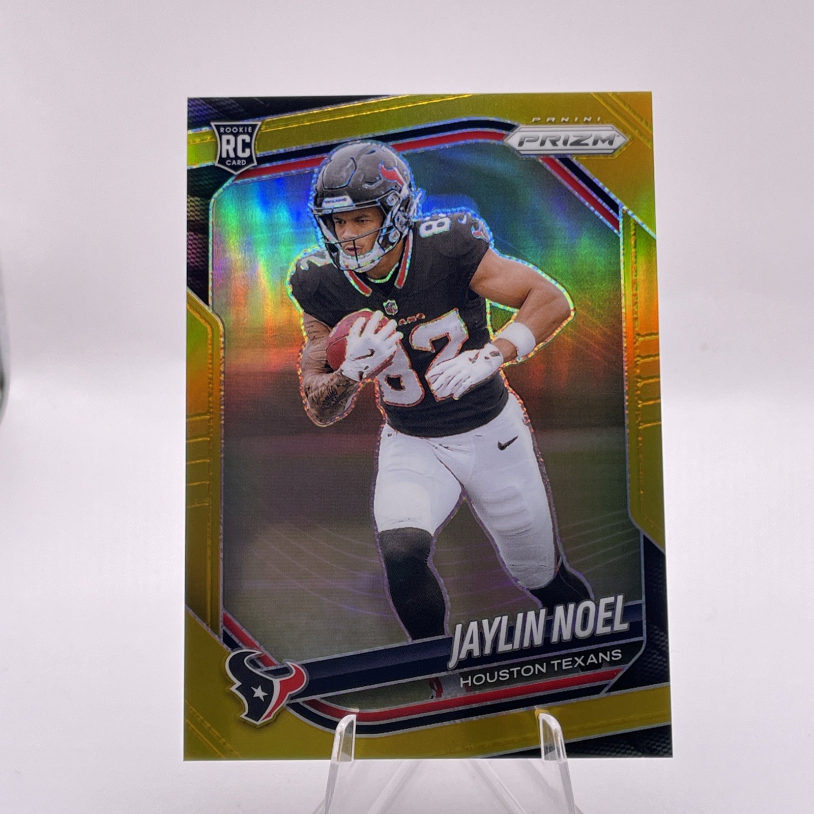 2025 Panini Prizm - Rookies Jaylin Noel #386 Gold Prizm /10 (RC)