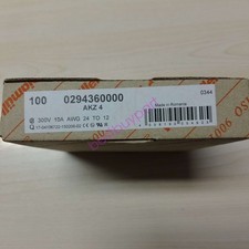 NEW Weidmuller Straight-through Terminal Blocks AKZ 4 0294360000 (Pack 100)#XR