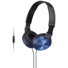 Sony MDR-ZX310AP Wired Headphones with Mic - Blue