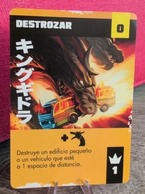 Godzilla Card Game TC Spanish 2020 Funko Toho Official Kaiju Ghidorah Destrozar