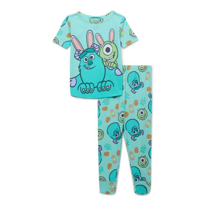 Disney Pixar Monsters Inc Toddler Easter Bunnies Pajama Set NWT 4T