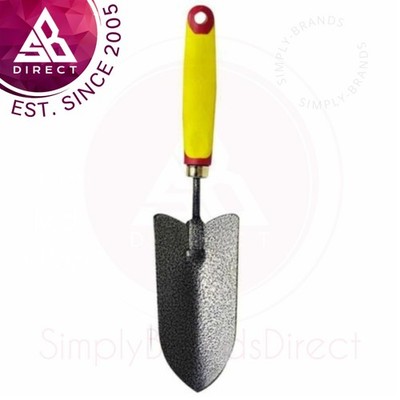Kingfisher Garten Pro Weicher Griff Hand Kelle   Carbon Stahl   Stark & Haltbar 