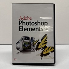 Adobe Photoshop Elements 5.0 Software With Inserts