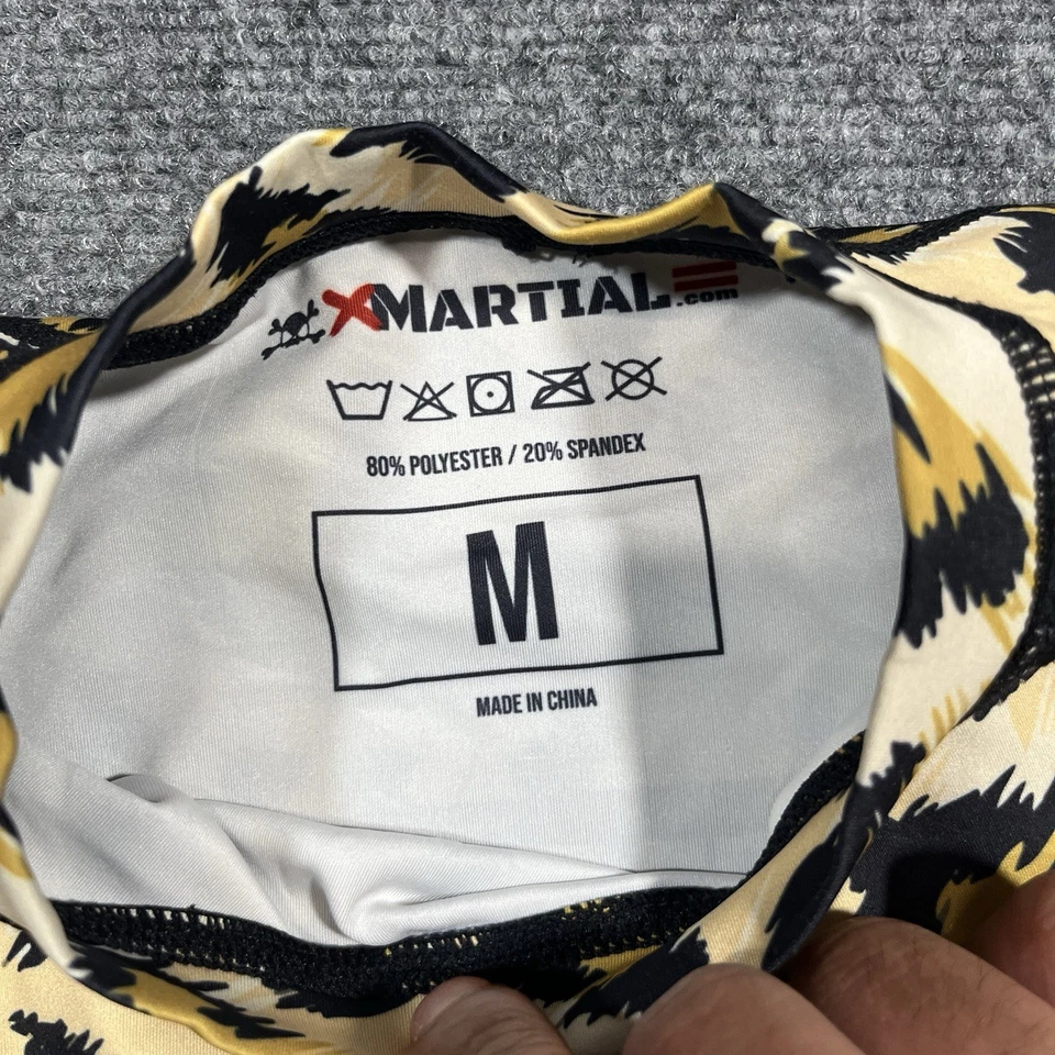 XMartial MMA BJJ Jiu Jitsu Fight Grappling CheetahAOP Mens Medium - Image 3 of 4