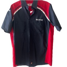 Red kap mechanic shirt mrdriver delives navy and red uniform new no tags L