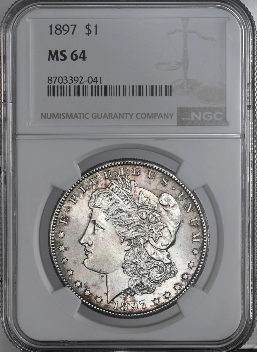 MS 64 Graded 1897 Year Morgan US Dollars (1878-1921) for sale | eBay