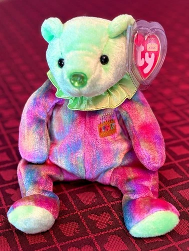 TY 2001 August Birthday Bear Beanie Baby MWMT – Vintage 🔑 PRIVATE COLLECTION