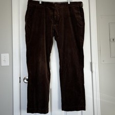 Polo Ralph Lauren Chocolate Brown Corduroy Pants Heritage Vintage Inspired Style