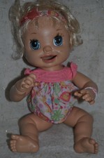 Hasbro Baby Alive Learns to Potty Doll 2007 DAMAGED NOSE READ 