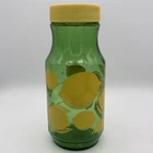 Vintage Anchor Hocking Lemonade Jar Green Glass Carafe Pitcher 1980s