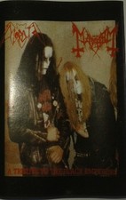 MAYHEM / MORBID-TRIBUTE TO THE BLACK EMPERORS- cassette-mint/mint