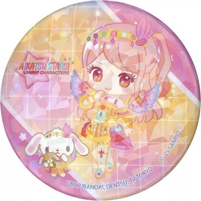 Badge Bins Mahiru Kasumi x Sugar Bunnies (Shirosa) ''Aikatsu Stars! x Sanrio