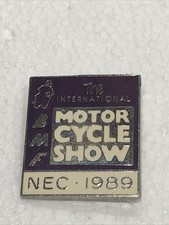 Vintage BMF The International Motor Cycle Show NEC 1989 Badge Collectable