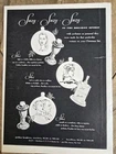 1945 Escarlate De Suzy Paris Golden Laughter Bandbox Perfume Bottles Vintage ad