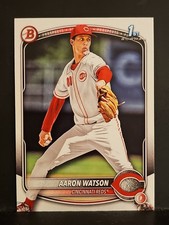 2025 Bowman Draft #193 Aaron Watson REDS