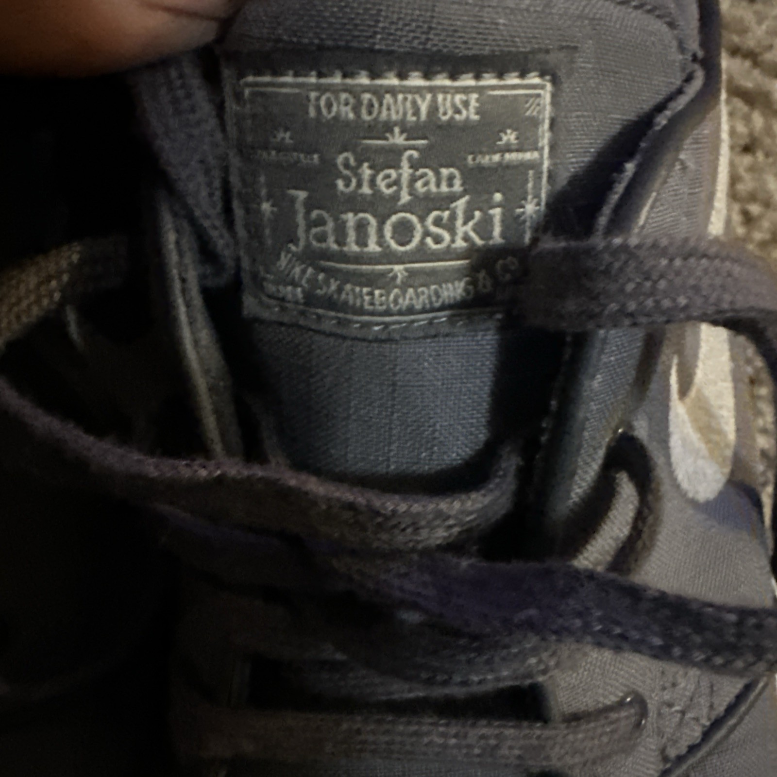Nike Stefan Janoski SB Zoom Canvas Ash Grey Men's Skate Shoes