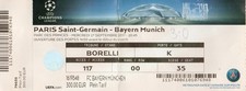 Eintrittsk. Paris Saint-Germain-FCBayern 2017, Clubkarte und Bändchen