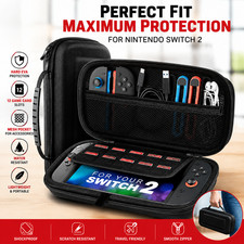 Hard Carrying Case for Nintendo Switch 2 Travel Protective Storage Bag Large