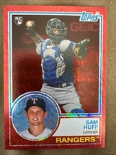 SAM HUFF 2021 Topps Archives 1983 Topps Red Hot Foil 37/50 #176