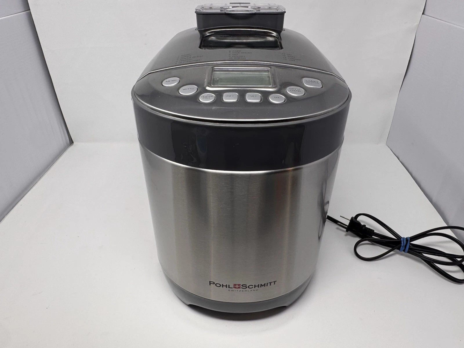 Pohl Schmitt Switzerland PCS-550 Bread Maker Machine Tested (See Video)