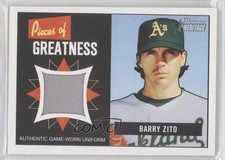 2005 Bowman Heritage Pieces of Greatness Barry Zito #PG-BZ 0f2