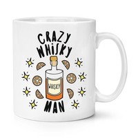 VerrüCkte Whiskey Mann Stars 284Ml Becher Tasse Lustiger Witz Drunk Vatertag
