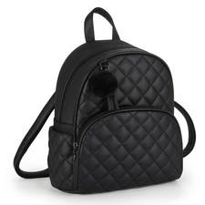 Mini Leather Backpack for Women, Cute Small P...