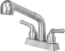 Utility Sink Faucet with Sprayer Laundry Room Faucet with Pull Out Sprayer For