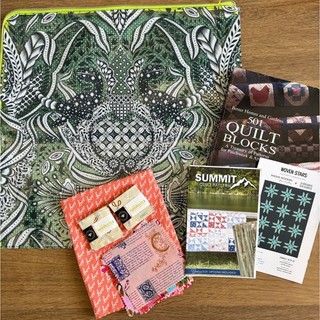Quilters Lot Tula Pink Rapt Project Bag Papercuts 2 Mini Charm Packs Patterns