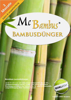 10 kg - Mc-Bambus Bambusdnger mit Langzeitwirkung | eBay.de