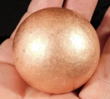 BIG! Super Heavy Pure COPPER SPHERE From Michigan 565gr